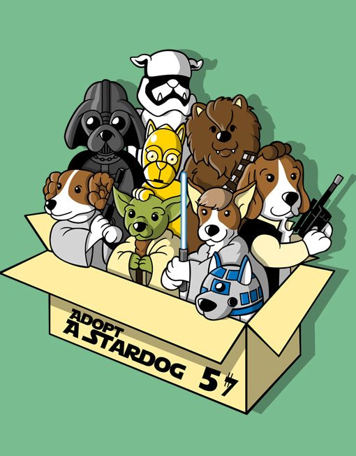 Camiseta “Adopt a Stardog” – Edición limitada + Camiseta Regalo
